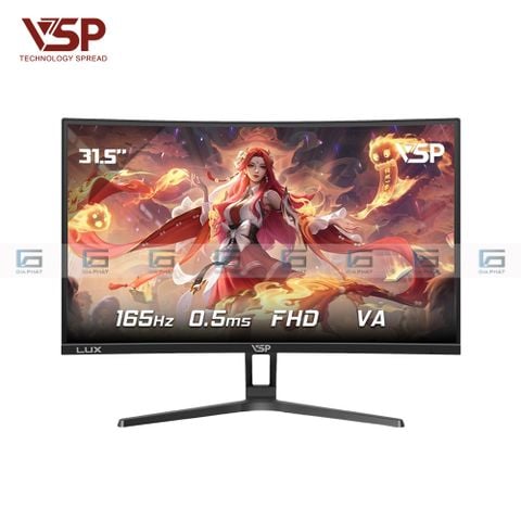 Màn hình cong VSP Gaming VX327C  (165Hz, 0.5Ms, 165Hz, FHD)