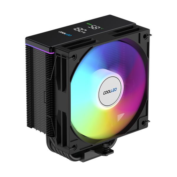 Tản nhiệt khí CPU COOLLEO B60 Digital BK ARGB - Màu Đen