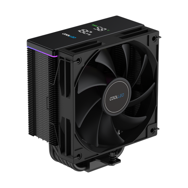 Tản nhiệt khí CPU COOLLEO B60 Digital BK - Màu Đen