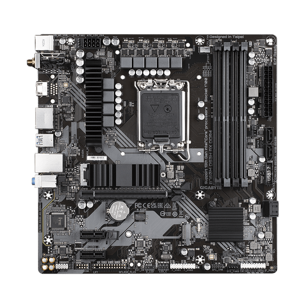 Bo mạch chủ Gigabyte B760M DS3H AX (M-ATX, DDR5, Wifi+Bluetooth) - Full VAT