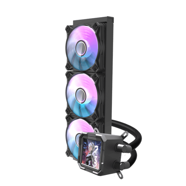 Tản nhiệt nước AIO Dark Flash DV360S 3 Fan - Màu Đen