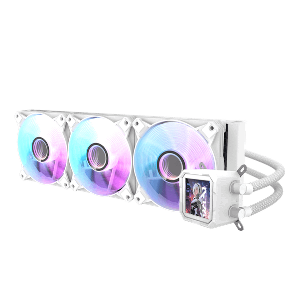 Tản nhiệt nước AIO Dark Flash DV360S 3 Fan - Màu Trắng