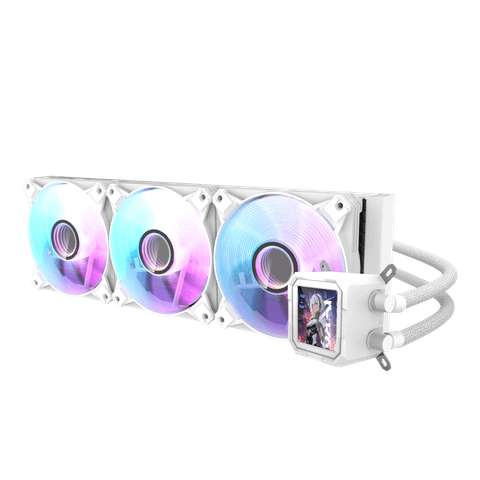 Tản nhiệt nước AIO Dark Flash DV360S 3 Fan - Màu Trắng