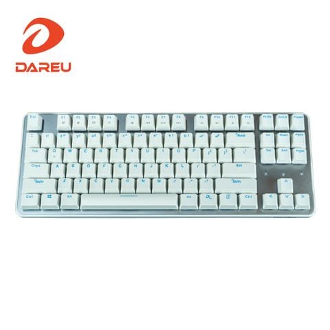Bàn phím cơ không dây DAREU EK807G WHITE 87 KEY ( TKL ) - RED Switch