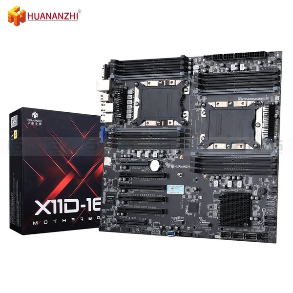 Bo mạch chủ Huananzhi X11D-16D Dual (E-ATX, DDR4, LGA3647) Box