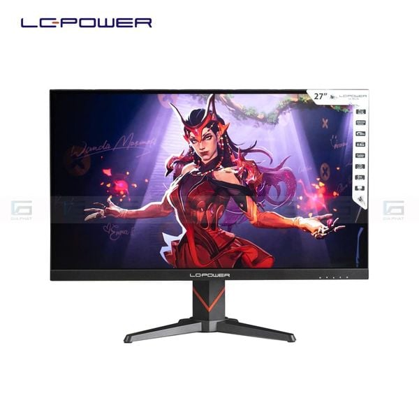 LC-POWER LC-M27R Phẳng (27 inch, QHD, 180Hz, IPS, 0.5ms) - Màu Đen