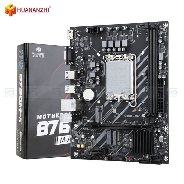 Bo mạch chủ B760M-K Huananzhi (LGA 1700, DDR4, M-ATX) - Chính hãng