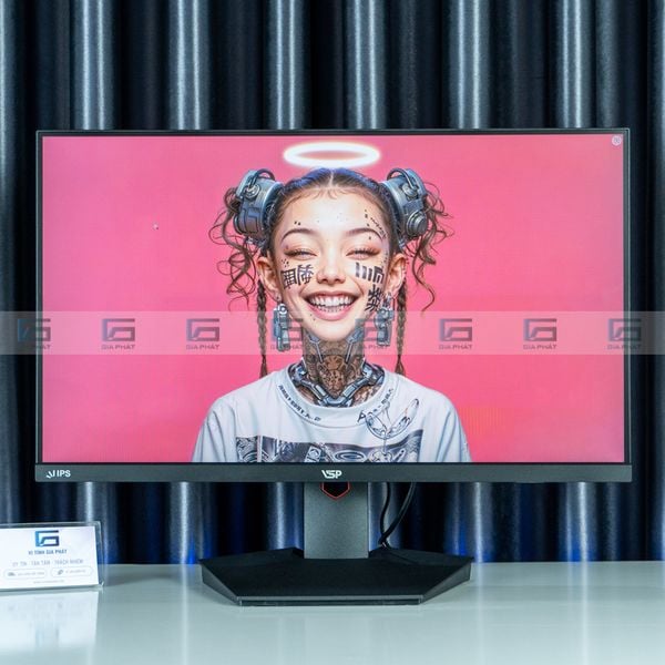 Màn hình VSP IP2420H - Đen ( 23.8 inch, Full HD, IPS, 75Hz, 5ms, phẳng )