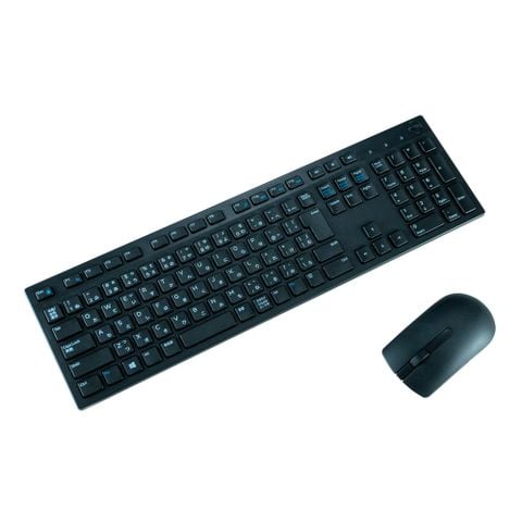 Combo bàn phím chuột Dell Không dây KM636 - Đen