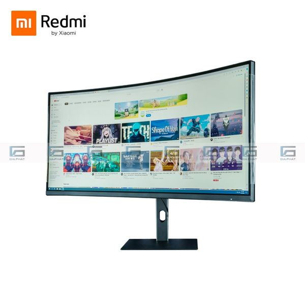 Xiaomi Redmi G34WQ | 34 inch, WQHD, VA, 180Hz, 1ms, cong 1500R, HDMI, DP, Đen