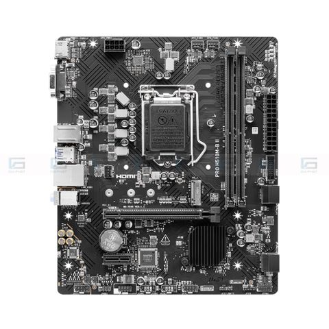 Bo mạch chủ MSI Pro H510M-B II (M-ATX, DDR4, tối đa 64G, LGA1200)