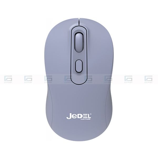 Chuột không dây JEDEL WD138 Bluetooth và Wireless (2.4GHz 4D, 1600DPI) - Màu Tím