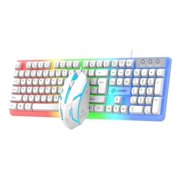 Combo bàn phím chuột LIMEDIE GTX350 giả cơ có dây - có LED
