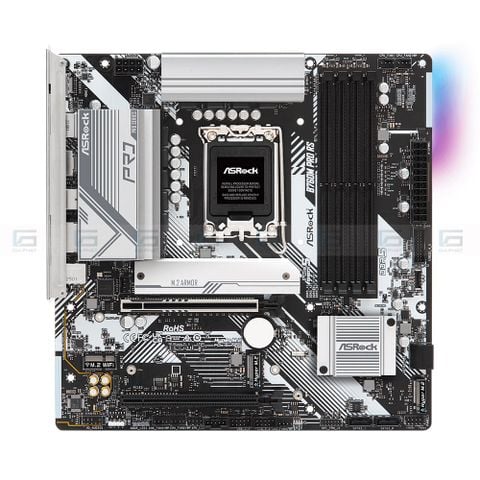 Bo mạch chủ Asrock B760M Pro RS DDR5 (M-ATX, 4 khe RAM tối đa 192GB)