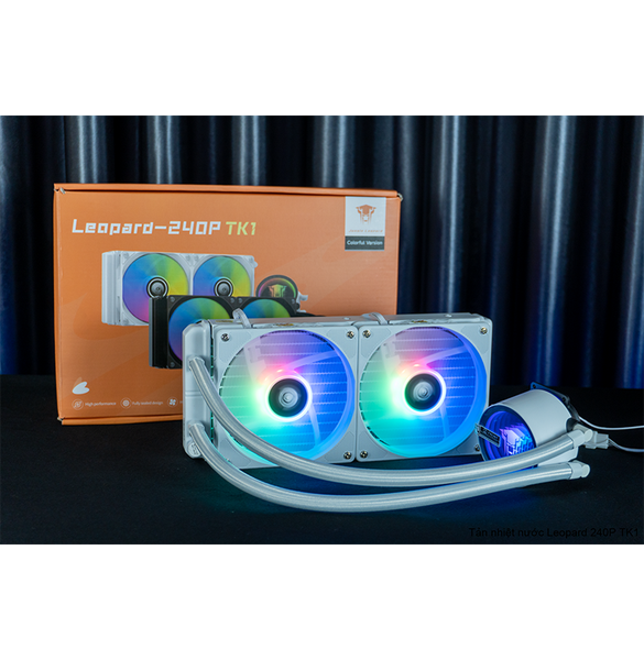 Tản nhiệt nước LeoPard 240P TK1 - Màu Trắng (240mm, RGB Fixed)