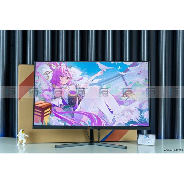 Màn Hình IPS Văn phòng/Gaming 27 inch AiVision A272FS - FHD - 1ms (Full Box)