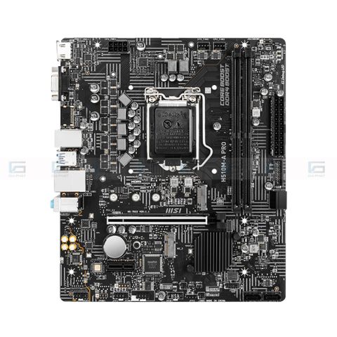 Bo mạch chủ MSI H510M-A Pro (M-ATX, DDR4, tối đa 64GB, LGA1200)