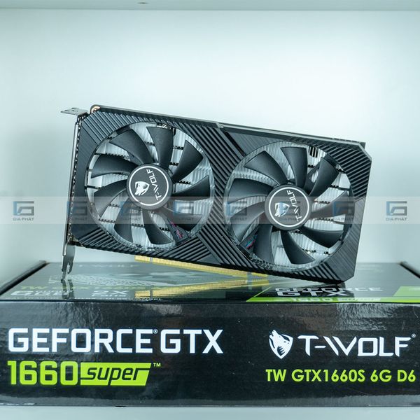 CARD MÀN HÌNH - VGA Nvidia GeForce T-WOLF GTX 1660 Super 6G GDDR6 192Bit | 2 Fan