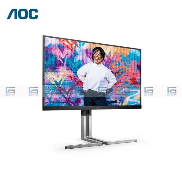 AOC U27U3CV Phẳng | 27 inch - 4K UHD - IPS - 75Hz - 4ms - HDMI - DP - Xám