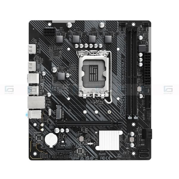 Bo mạch chủ Asrock H610M-H2M.2 (M-ATX, DDR4, tối đa 64GB RAM)