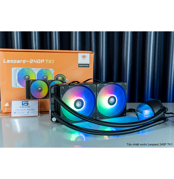 Tản nhiệt nước LeoPard 240P TK1 - Màu Đen (240mm, RGB Fixed)