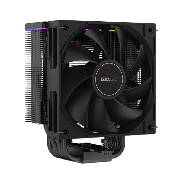 Tản nhiệt khí CPU COOLLEO B60 Digital BK - Màu Đen