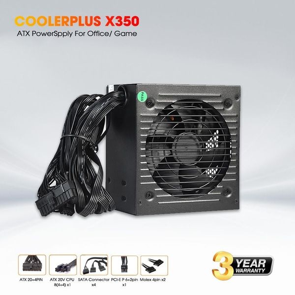 Bộ nguồn máy tính Coolerplus GX350 350W
