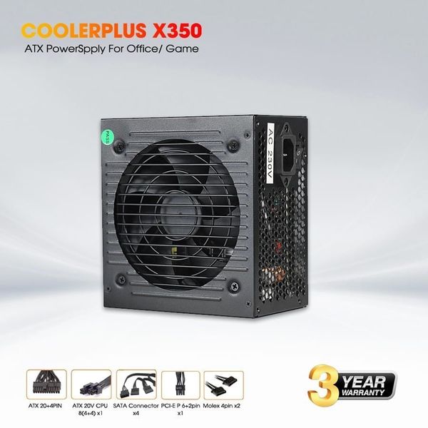 Bộ nguồn máy tính Coolerplus GX350 350W