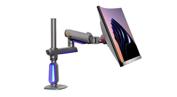Giá treo màn hình NB G80 Gaming - ARM - Đen xám, Led RGB (32 - 60 inch) - Chính hãng