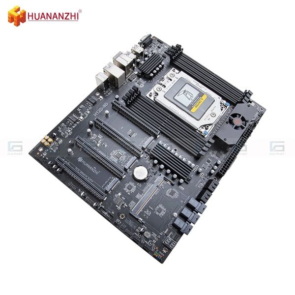 Bo mạch chủ Huananzhi H12D-8D (ATX, DDR4, AMD EPYC 7002, 8 khe RAM) Box