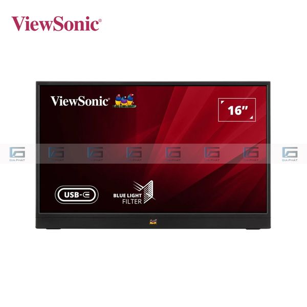 Màn hình di động ViewSonic | 16 inch, USB-C, IPS, FHD - Chính hãng