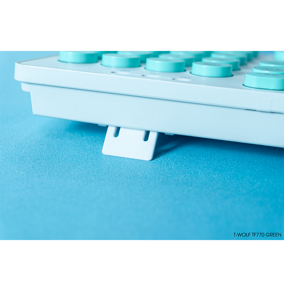 Combo Bàn phím + chuột Không dây T-WOLF TF770 Xanh lá