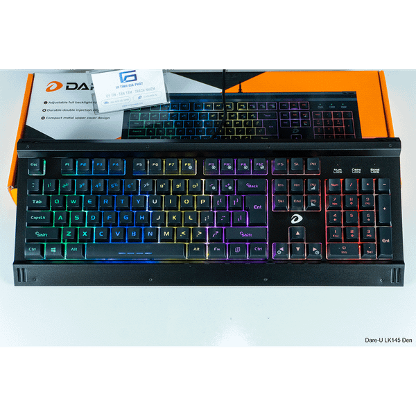 Bàn phím giả cơ Gaming Dareu LK145 USB màu đen