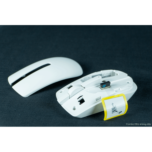Combo bàn phím chuột Dell Không dây KM636 - Trắng