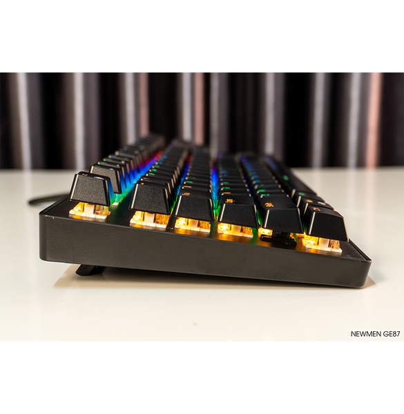 Bàn phím cơ Newmen GE87 Outemou Box Brown Switch ( Đen )