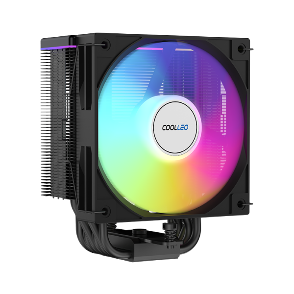 Tản nhiệt khí CPU COOLLEO B60 Digital BK ARGB - Màu Đen