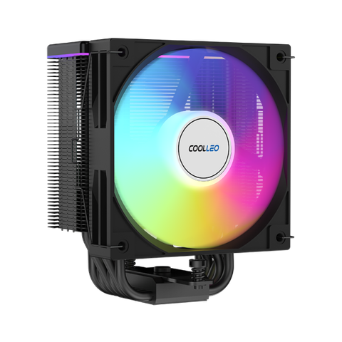 Tản nhiệt khí CPU COOLLEO B60 Digital BK ARGB - Màu Đen
