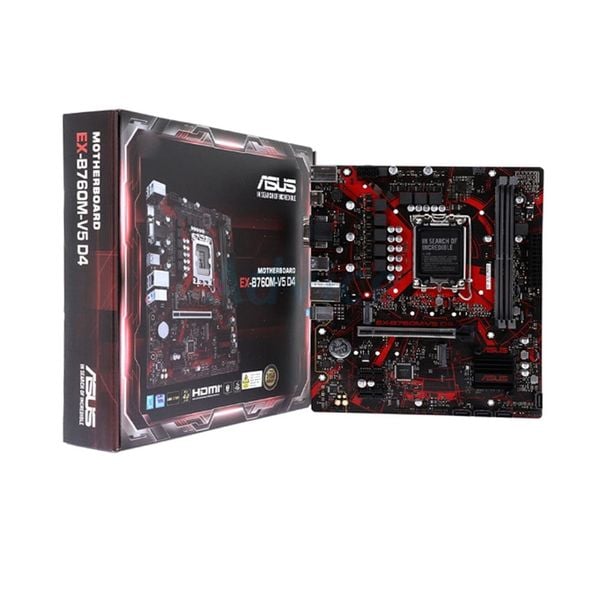 Bo mạch chủ Asus EX-B760M-V5 DDR4 - Chính hãng