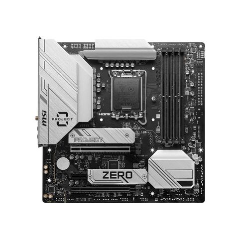 Bo mạch chủ MSI B760M PROJECT ZERO DDR5 (Wifi+Bluetooth) - Chính hãng