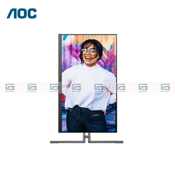 AOC U32U3CV Phẳng | 31.5 inch - 4K UHD - IPS - 60Hz - 4ms - HDMI - DP - Xám