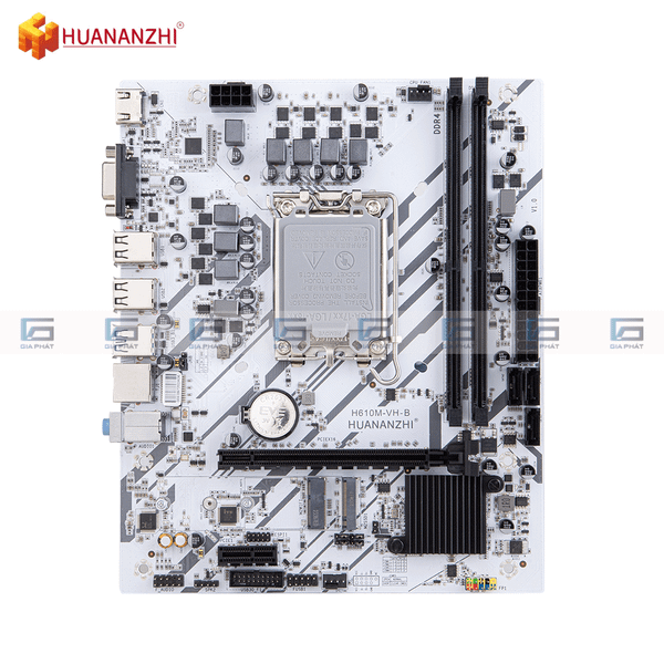 Bo mạch chủ Huananzhi H610M-VH-A/B | 64GB, DDR4, M-ATX