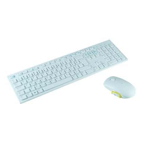 Combo bàn phím chuột Dell Không dây KM636 - Trắng