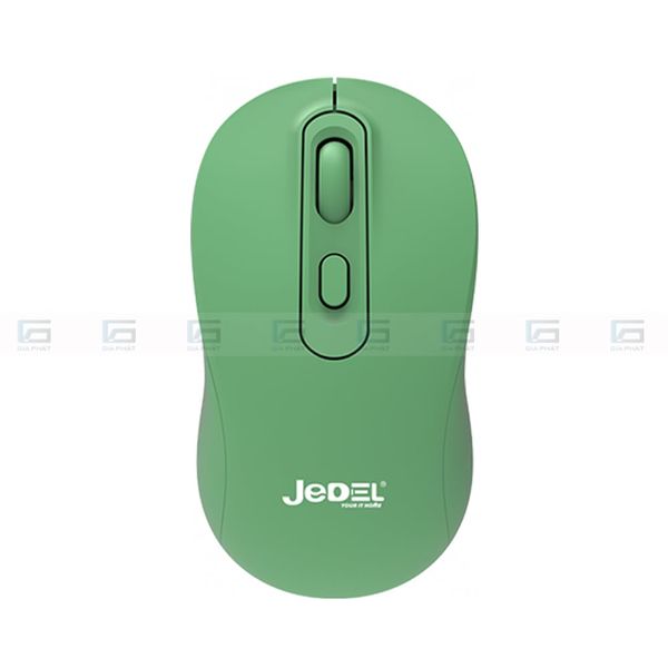 Chuột không dây JEDEL WD138 Bluetooth và Wireless (2.4GHz 4D, 1600DPI) - Màu Xanh