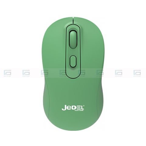 Chuột không dây JEDEL WD138 Bluetooth và Wireless (2.4GHz 4D, 1600DPI) - Màu Xanh