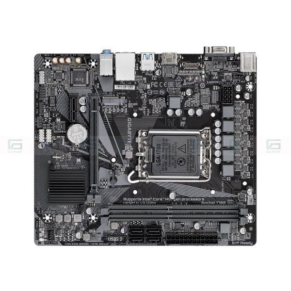 Bo mạch chủ Gigabyte H610M-H DDR4 V3 (M-ATX, DDR4, LGA1700) - Full VAT