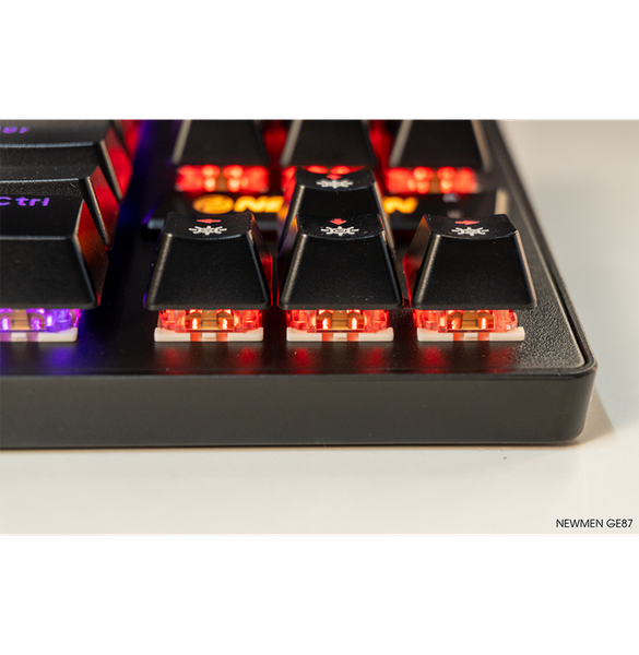 Bàn phím cơ Newmen GE87 Outemou Box Brown Switch ( Đen )