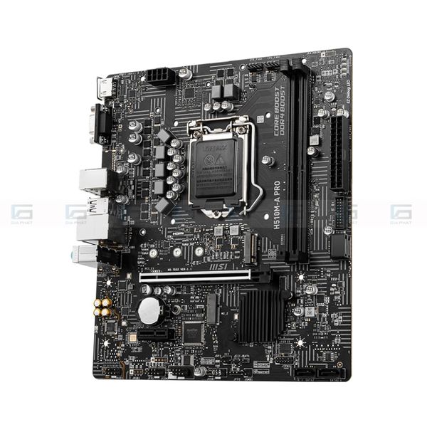 Bo mạch chủ MSI H510M-A Pro (M-ATX, DDR4, tối đa 64GB, LGA1200)