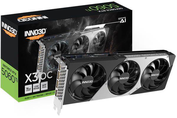Card màn hình INNO3D GeForce RTX™ 5060 Ti 16GB X3 OC