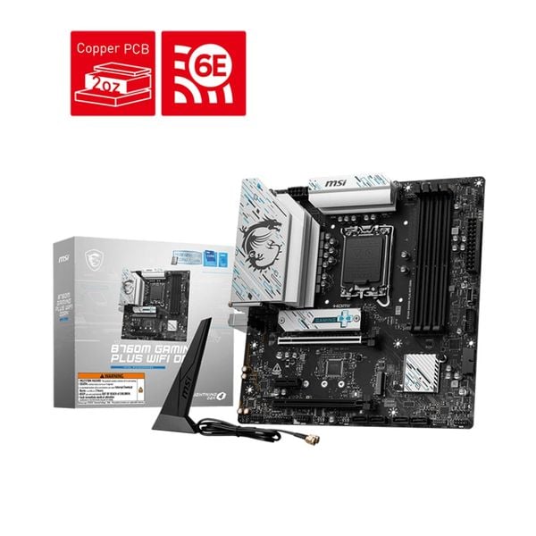 Bo mạch chủ MSI B760M GAMING PLUS WIFI DDR4 - Full VAT