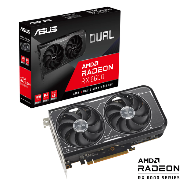 Card màn hình ASUS Dual Radeon™ RX 6600 V3 8GB GDDR6